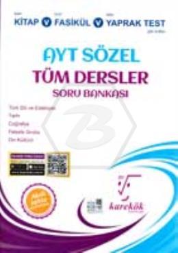 Ayt Tüm Dersler Sözelsoru Bankası