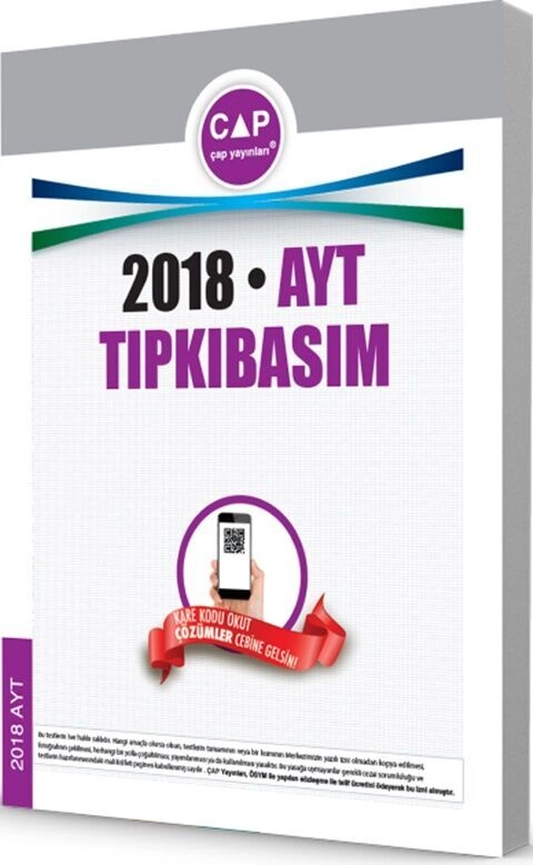ÇAP YKS AYT TIPKI BASIM 2018