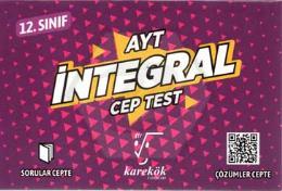 Ayt Cep Test İntegral