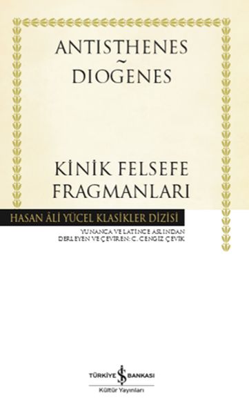 Kinik Felsefe Fragmanları Hasan Ali Yücel Klasikleri Ciltli