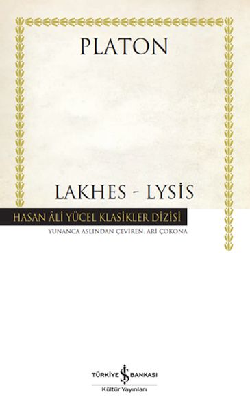 Lakhes Lysis Hasan Ali Yücel Klasikleri