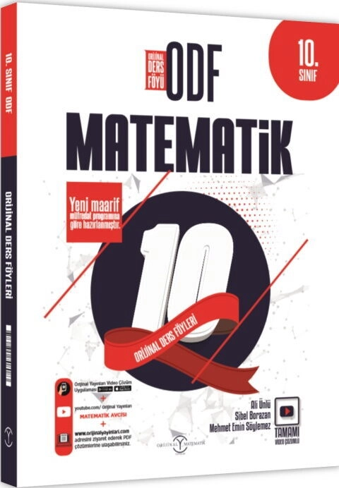 ORİJİNAL 10.SINIF ODF SETİ MATEMATİK - 25-26