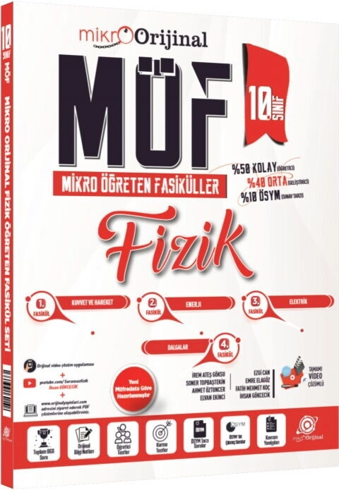 MİKRO ORİJİNAL 10.SINIF MÖF SET FİZİK - 25-26