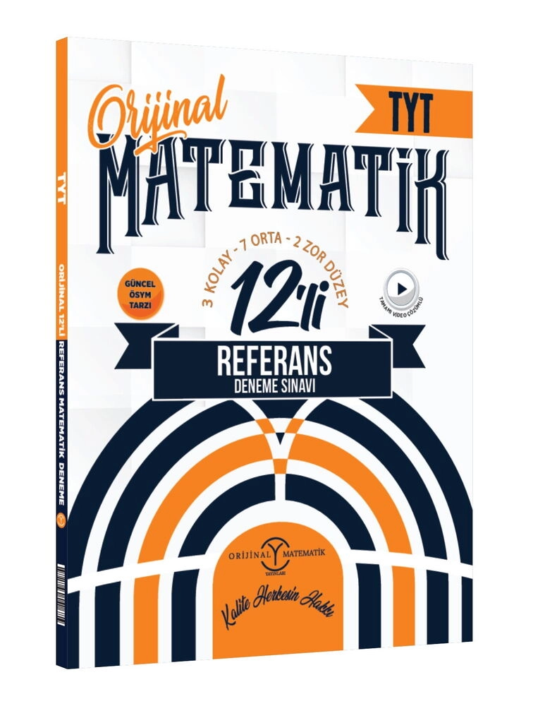 ORİJİNAL TYT DNM 12Lİ REFERANS MATEMATİK - 25-26