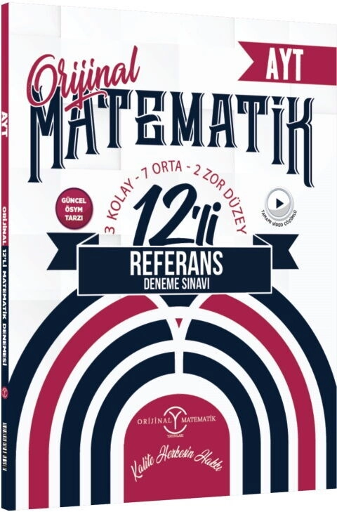 ORİJİNAL YKS AYT REFERANS DNM 12Lİ MATEMTK - 25-26
