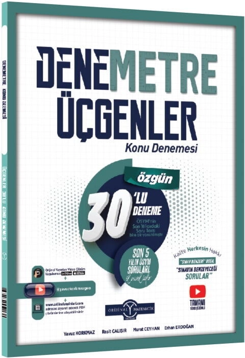 ORİJİNAL TYT DENEMETRE 30 LU ÜÇGENLER - 2026