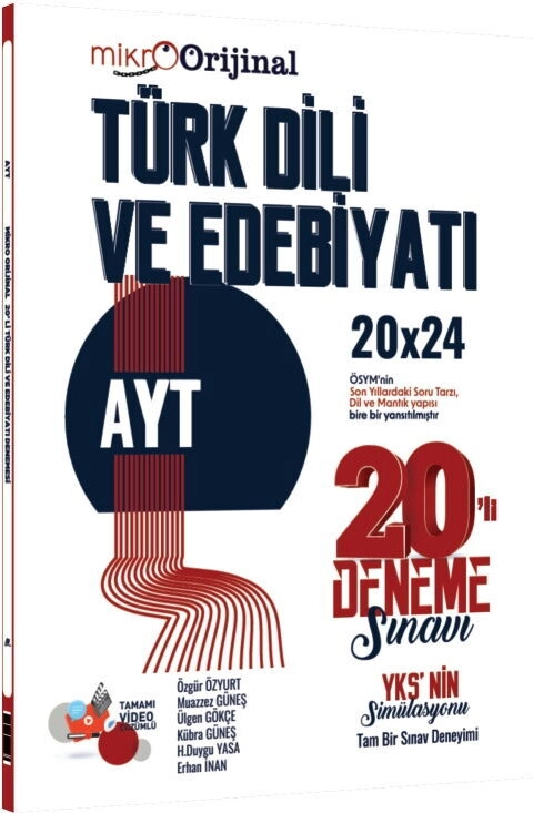 MİKRO ORİJİNAL YKS AYT DNM 20 Lİ EDEBİYAT - 2026