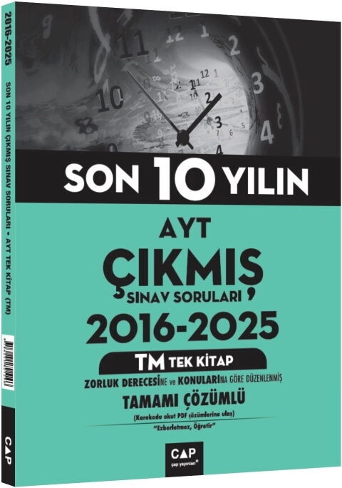 ÇAP YKS AYT ÇIKMIŞ SRLRI TÜM TEK TM 2016-2025