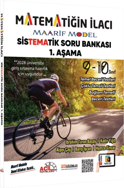 Acil Yayınları Matematiğin İlacı Maarif Model Sistematik Soru Bankası 1 **YENİ**