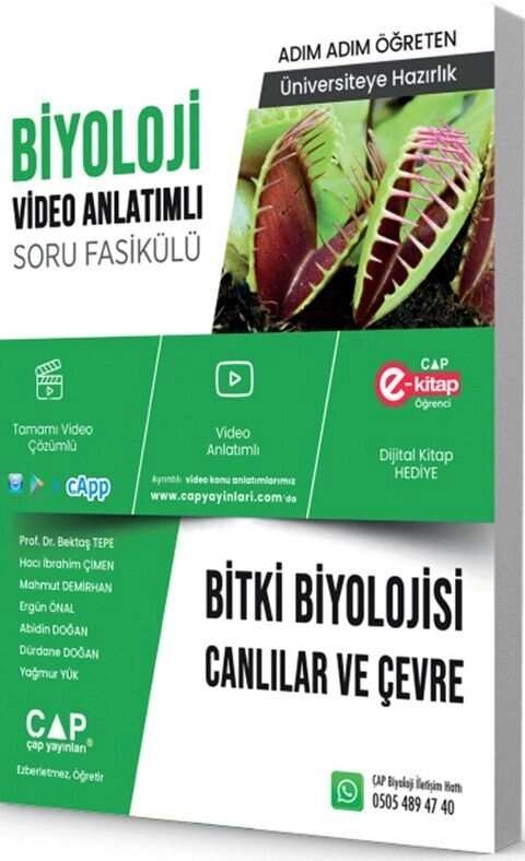 ÜNİV. HAZ BİYOLOJİ KA-SB BİTKİ BİYO.CAN.ÇEV- 25-26