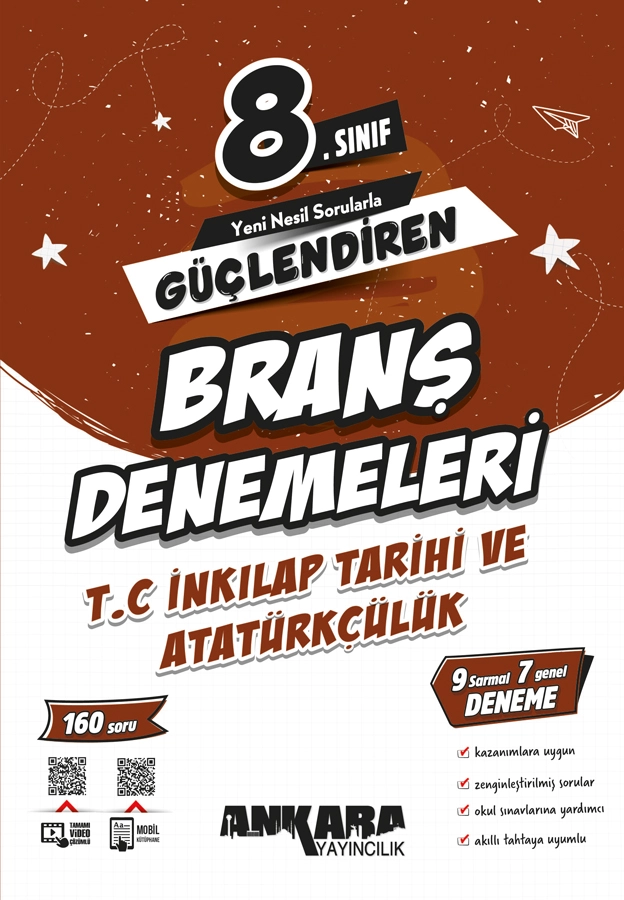 ANKARA  T.C. İNK.TAR.VE ATATÜRKÇÜLÜK  BRANŞ DENEME