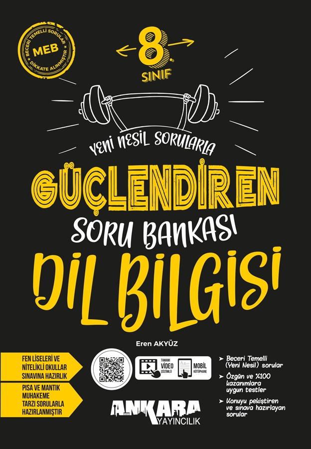 ANKARA  8.SINIF DİL BİLGİSİ  SORU BANKASI