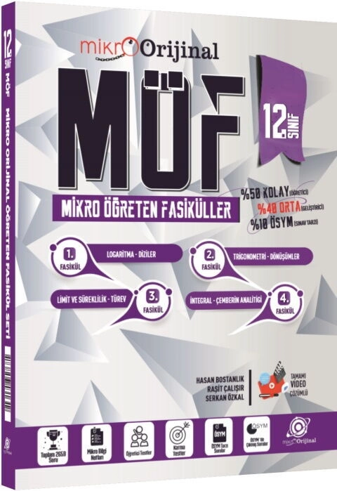 MİKRO ORİJİNAL 12.SINIF MÖF SET MATEMATİK - 25-26