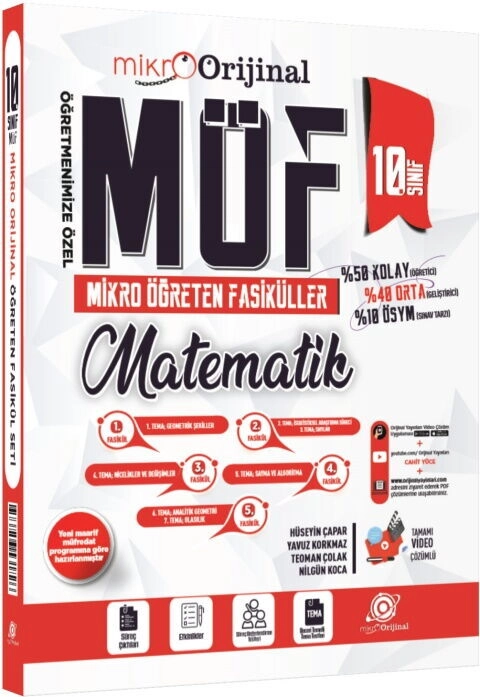MİKRO ORİJİNAL 10.SINIF MÖF SET MATEMATİK - 26-27