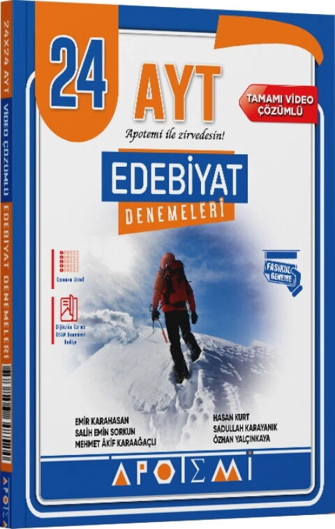 APOTEMİ YKS AYT DENEME 24 LÜ EDEBİYAT - 2025-26