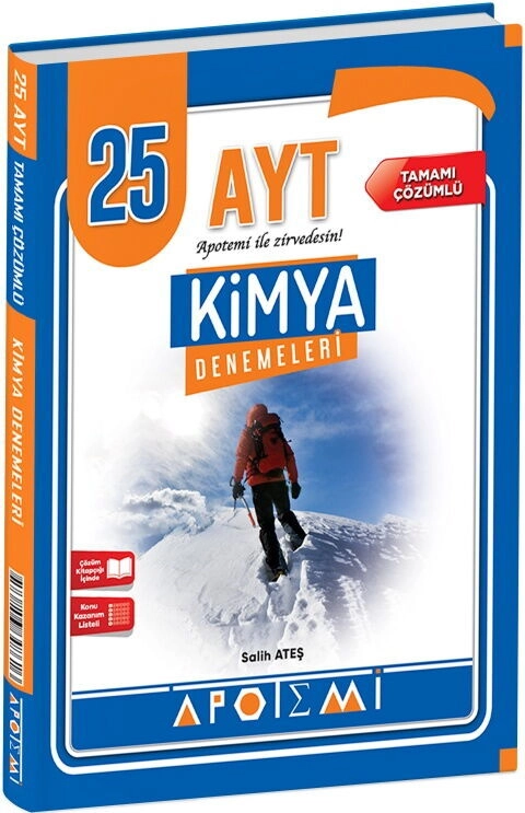 APOTEMİ YKS AYT DENEME 25 Lİ KİMYA - 2026