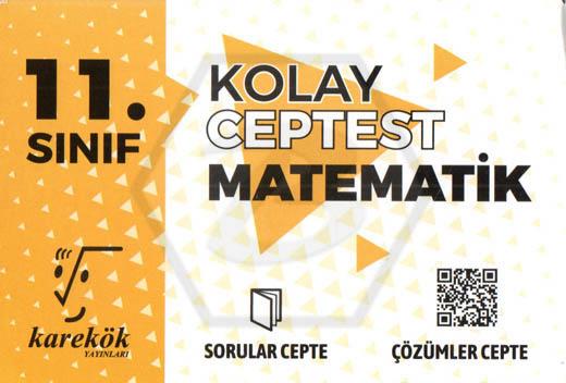 11.Sınıf Cep Test Matematik Kolay