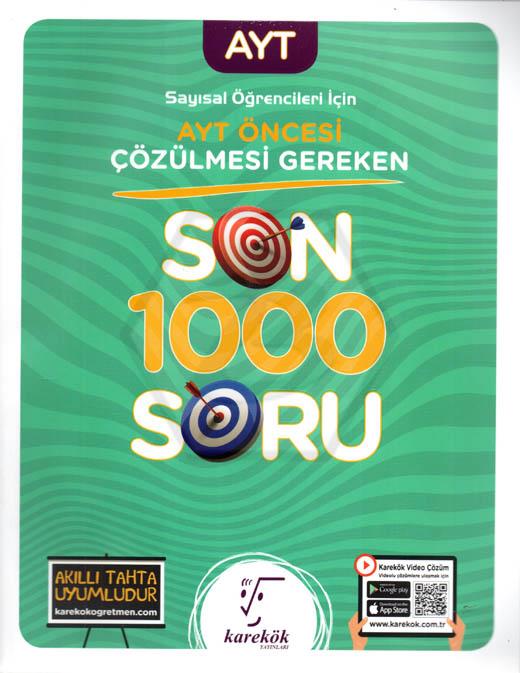 Ayt Sayısal Öğrencileri İçin Ayt Öncesi Son 1000 Soru