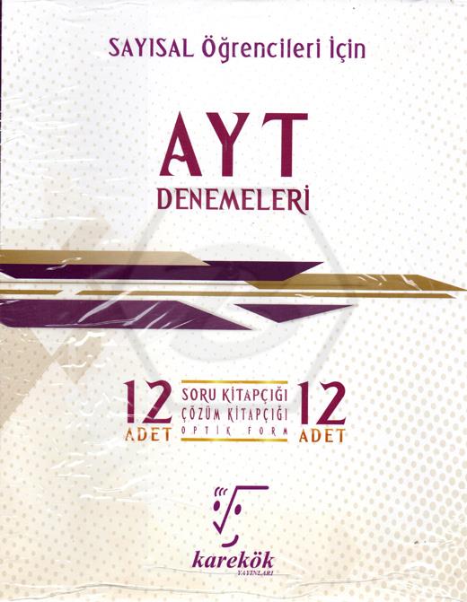Ayt 12 Li Deneme Seti (Sayısal)