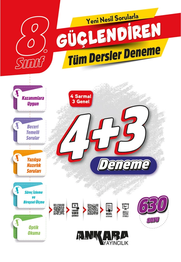 ANKARA  7. SINIF 5+1 TÜM DERSLER DENEME