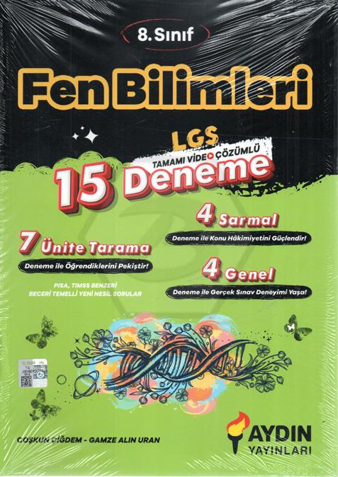 Aydın LGS 8 .Sınıf Fen Bilimleri 15 Deneme