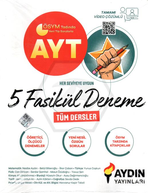 Aydın AYT 5 Fasikül Deneme