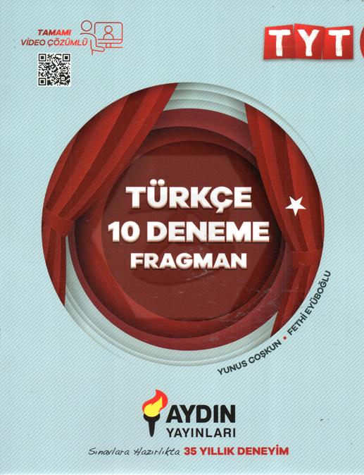 Aydın TYT Türkçe 10 Deneme