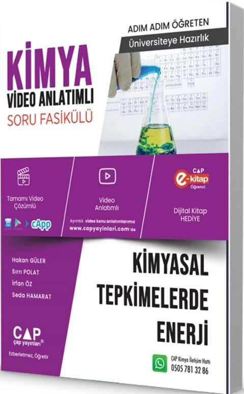ÜNİV. HAZ KİMYA KA-SB KİMY.TEPKİ. ENERJİ - 2025-26