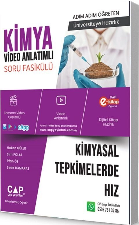 ÜNİV. HAZ KİMYA KA-SB KİMYASAL TEPKİ HIZ  - 25-26