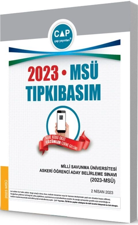 ÜNİV. HAZ TIPKI BASIM DENEME (MSÜ) - 2023