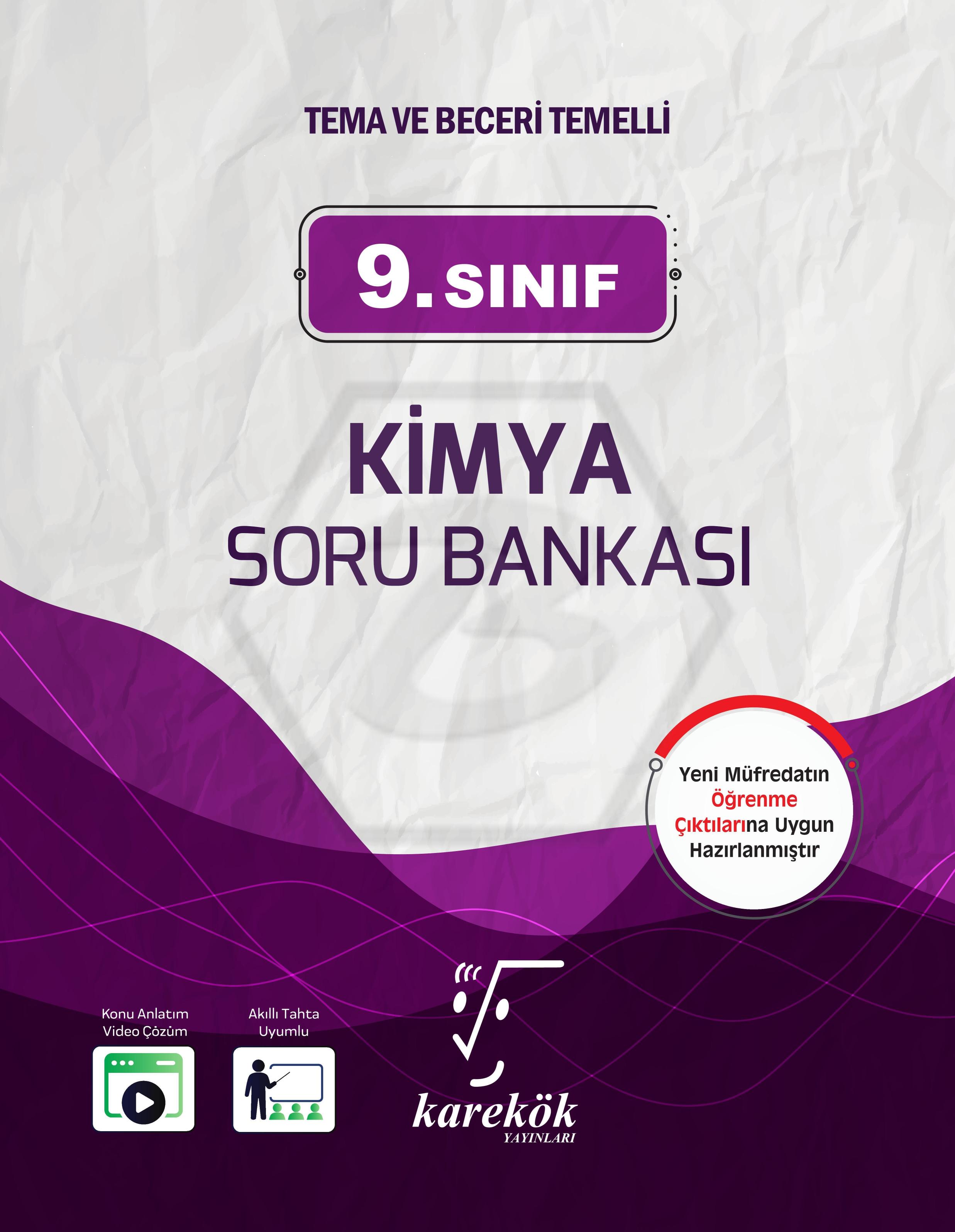 Karekök 9.Sınıf Kimya Soru Bankası **YENİ** 2025