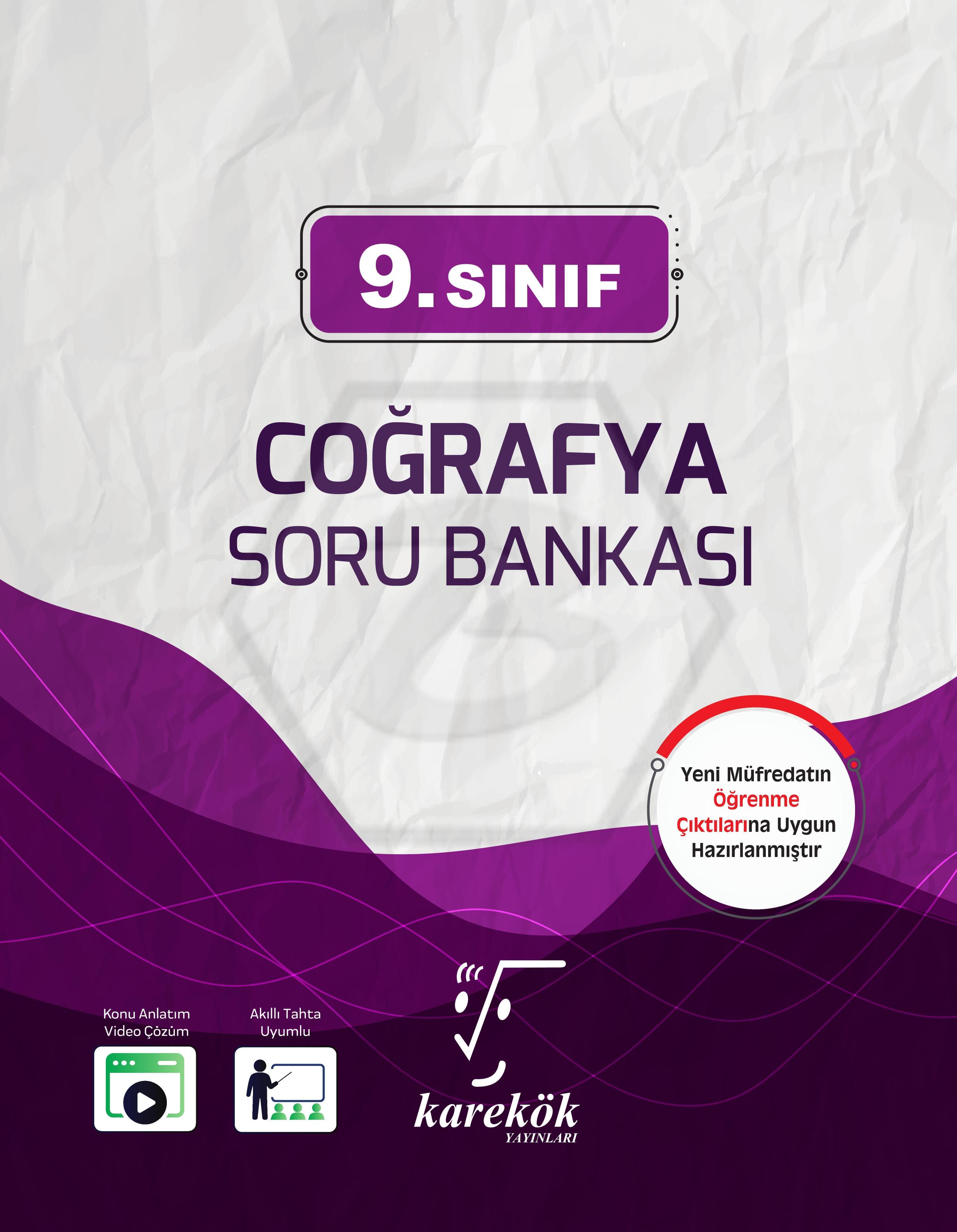Karekök 9.Sınıf Coğrafya Soru Bankası **YENİ** 2025
