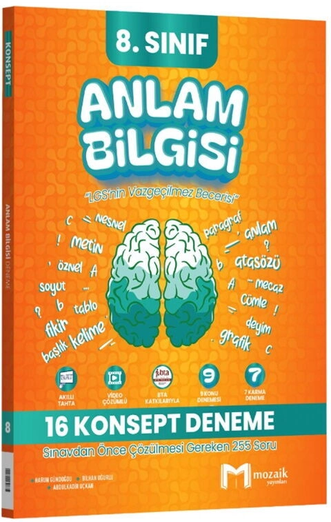 8.SINIF MOZAİK DENEME 16 LI ANLAM BİLGİSİ - 2026