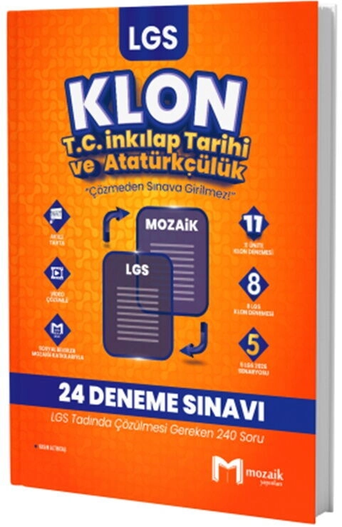 8.SINIF MOZAİK KLON DENEME İNKİLAP TARİHİ- 25-26