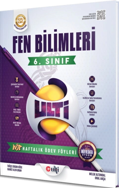 ULTİ 06.SINIF HF.ÖDEV FÖY (HÖF) FEN BİLM. - 25-26
