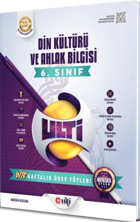 ULTİ 06.SINIF HF.ÖDEV FÖY (HÖF) DİN KÜLT. - 25-26