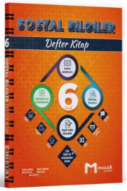 6.SINIF MOZAİK DEFTER SOSYAL BİLİMLER - 2025-26