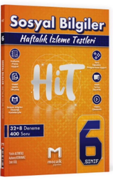 6.SINIF MOZAİK HİT 40 LI DENEME SOSYAL - 2025-26