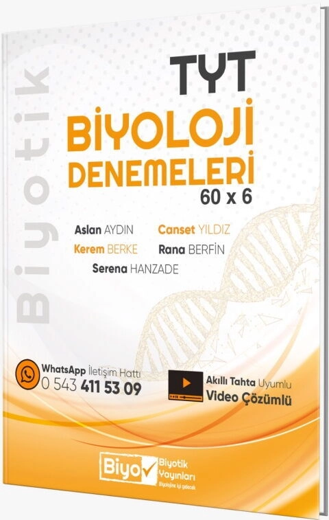 BİYOTİK TYT DENEME (60*6) BİYOLOJİ - 2026