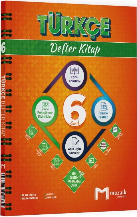 6.SINIF MOZAİK DEFTER TÜRKÇE - 2025-26