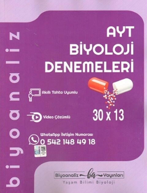 BİYOANALİZ YKS AYT DENEME BİYOLOJİ (30*13) - 25-26