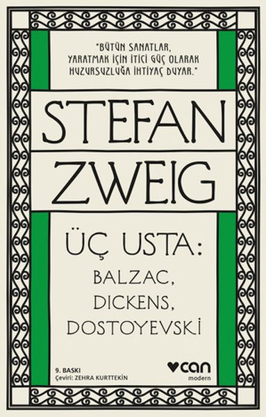 Üç Usta Balzac Dickens Dostoyevski