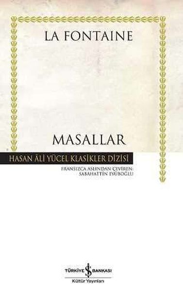 Masallar La Fontaine Hasan Ali Yücel Klasikleri Ciltli