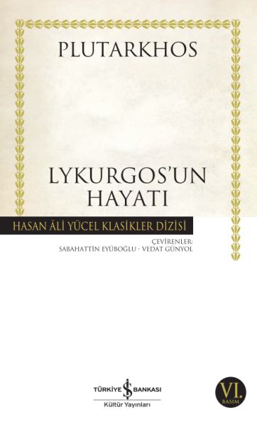 Lykurgosun Hayatı Hasan Ali Yücel Klasikleri