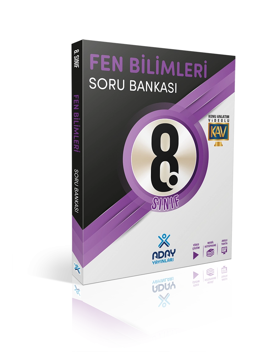 Aday Yayınları 8.Sınıf Fen Bilimleri Soru Bankası