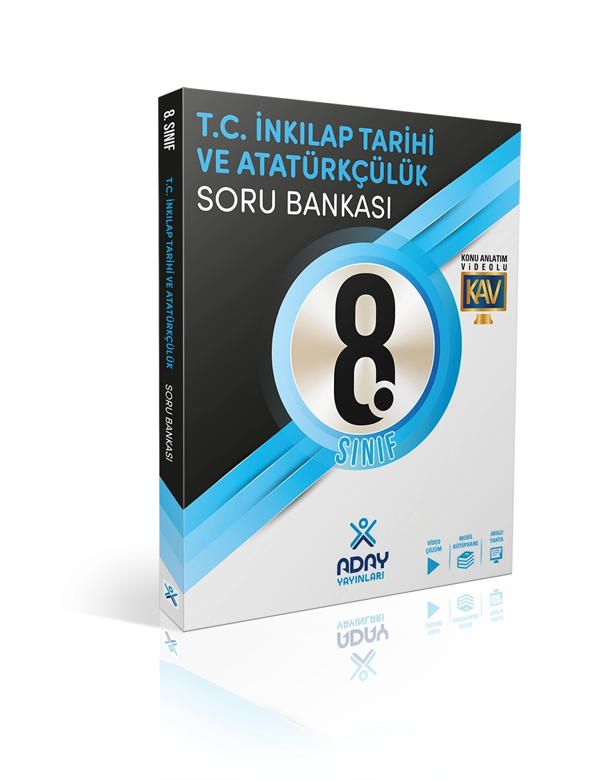 Aday Yayınları 8. Sınıf T.C. İnkılap Tarihi ve Soru Bankası