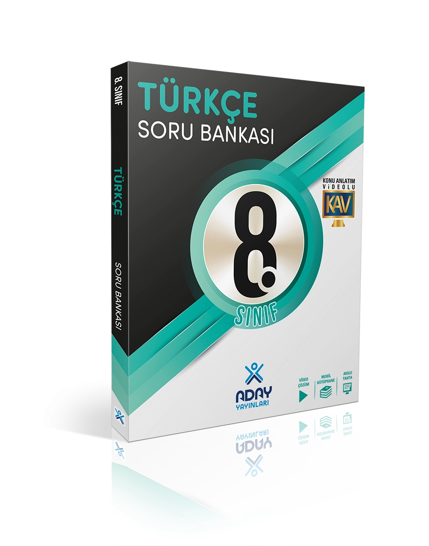 Aday Yyınları 8. Sınıf Türkçe Soru Bankası