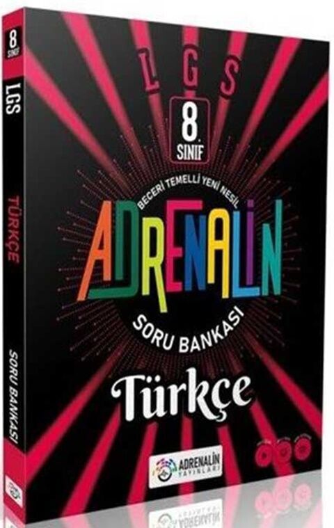 Adrenalin Yayınları 8.Sınıf Türkçe Soru Bankası