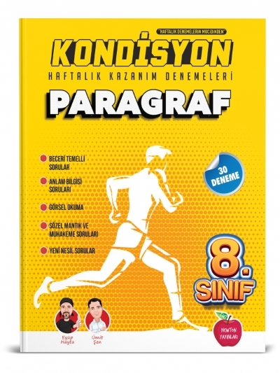 NEWTON 8.SINIF KONDİSYON HAFTALIK KAZANIM DENEMELERİ 30 HAFTA PARAGRAF DENEMESİ