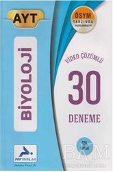 Paraf Ayt Biyoloji Video Çözümlü 30 Branş Denemesi